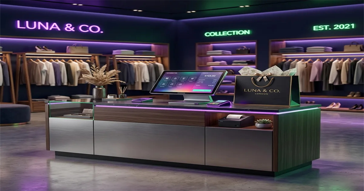 RetaPOS as a Shopify POS alternative showing in-store mobile billing without ecommerce add-ons on smartphone